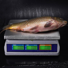 Trading table scales M-ER 329 AC-32.5 IP68 "Fisher" LCD