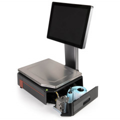 Scales with label printing M-ER 727 PM-15.2 (15", USB, Ethernet, Wi-Fi)