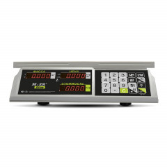 Electronic trade scales M-ER 326 C-15.2 LED without battery