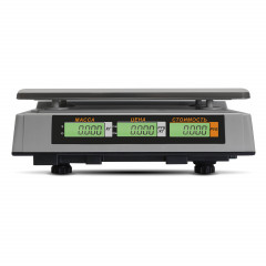 Trading table scales M-ER 327 AC-15.2 "Ceed" LCD White