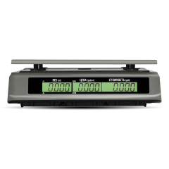 M-ER 328 C-32.5 LCD trading table scales with RS-232 and USB without battery