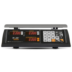 Trading table scales M-ER 327 AC-15.2 "Ceed" LED Black