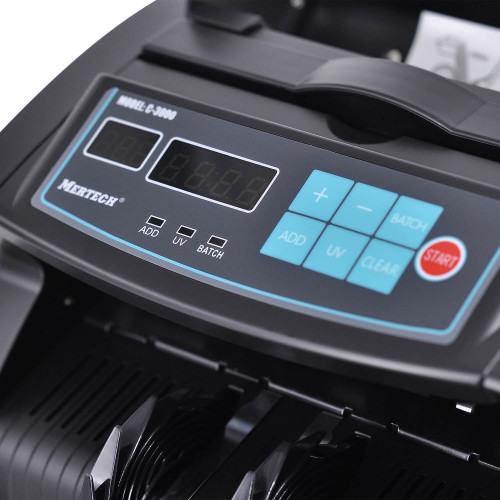 Multicurrency banknote counter MERTECH C-3000 Black