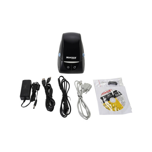 Термопринтер самоклеящихся этикеток MERTECH LP58 EVA RS232-USB Black