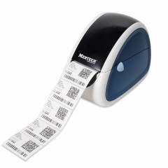 MERTECH LP80 EVA Self-adhesive Label Thermal Printer RS232-USB White & blue