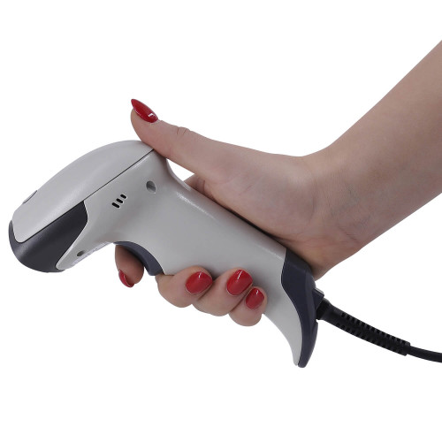 Сымды штрих-код сканері MERTECH 2310 P2D HR SUPERLEAD USB ақ