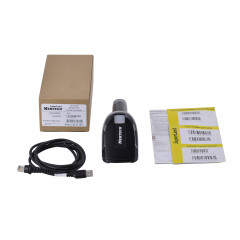 MERTECH 2425 HR Ai 2Core XLaser USB Wired Barcode Scanner, RS232 Emulation Black