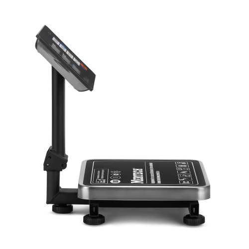 Торговые напольные весы M-ER 333 ACPU-60.20 с расч. стоимости LED