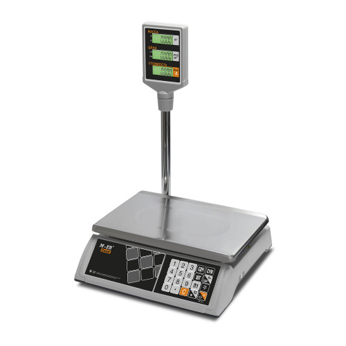 Trading table scales M-ER 327 ACP-32.5 "Ceed" LCD White