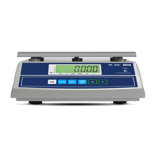 Фасовочные настольные весы M-ER 326 AFL-32.5 "Cube" c USB-COM LCD